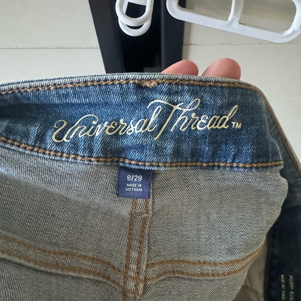 Universal Thread Distressed Light Blue High-Rise … - image 3